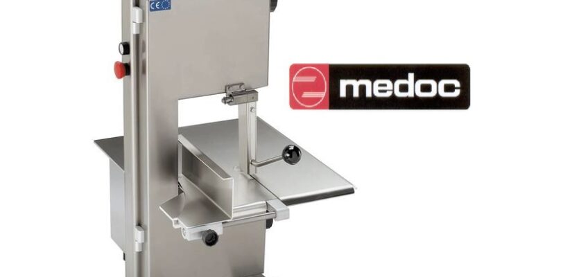 Piła taśmowa stojąca firmy MEDOC (stawiana na stół lub podstawę), model ST200.